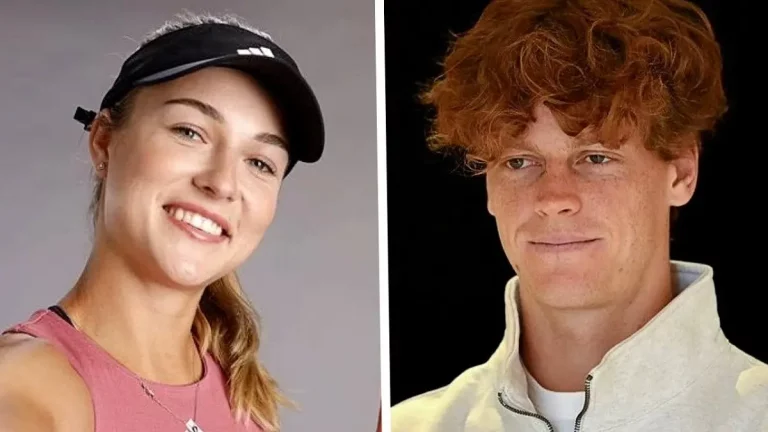Jannik Sinner ed Anna Kalinskaya